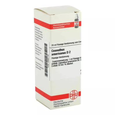 CEANOTHUS AMERICANUS D 2 Laimennus, 20 ml