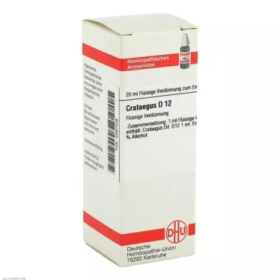 CRATAEGUS D 12 Laimennus, 20 ml