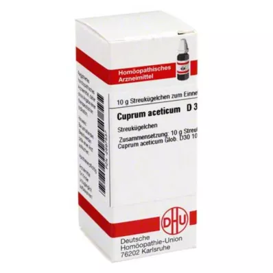CUPRUM ACETICUM D 30 palloa, 10 g