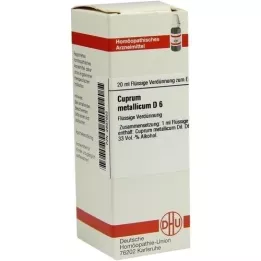 CUPRUM METALLICUM D 6 Laimennus, 20 ml