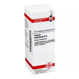 CUPRUM METALLICUM D 6 Laimennus, 20 ml