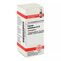 CUPRUM METALLICUM D 10 palloa, 10 g