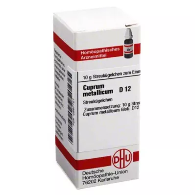 CUPRUM METALLICUM D 12 palloa, 10 g