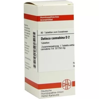 DATISCA cannabina D 2 tablettia, 80 kpl