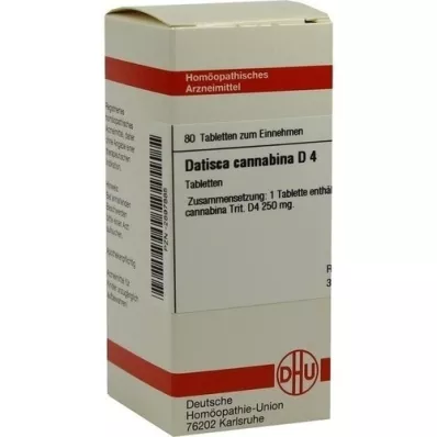 DATISCA cannabina D 4 tablettia, 80 kpl