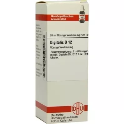 DIGITALIS D 12 Laimennus, 20 ml