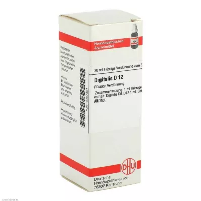 DIGITALIS D 12 Laimennus, 20 ml DIGITALIS D 12 Laimennus, 20 ml