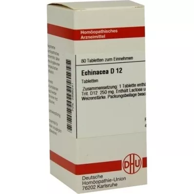 ECHINACEA HAB D 12 tablettia, 80 kpl