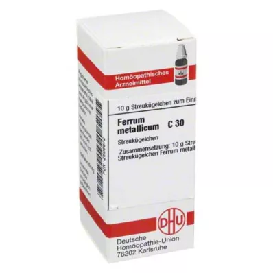FERRUM METALLICUM C 30 palloa, 10 g