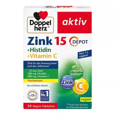 DOPPELHERZ Sinkki+Histidiini depottabletit aktiiviset, 30 kpl