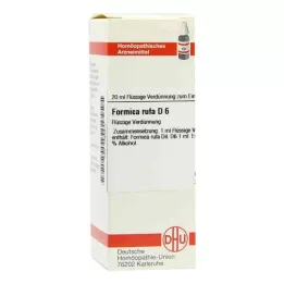 FORMICA RUFA D 6 Laimennus, 20 ml