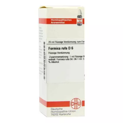 FORMICA RUFA D 6 Laimennus, 20 ml