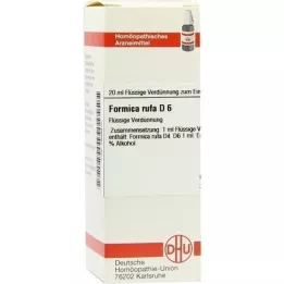 FORMICA RUFA D 6 Laimennus, 20 ml