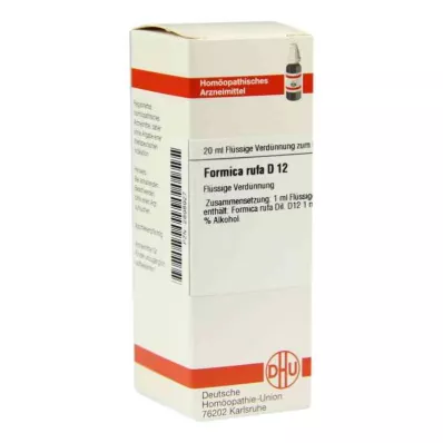 FORMICA RUFA D 12 Laimennus, 20 ml