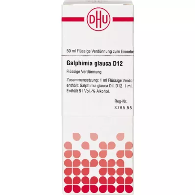 GALPHIMIA GLAUCA D 12 Laimennus, 50 ml