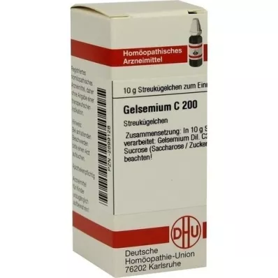 GELSEMIUM C 200 palloa, 10 g