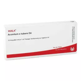 ACONITUM E tubere D 4 Ampullit, 10X1 ml