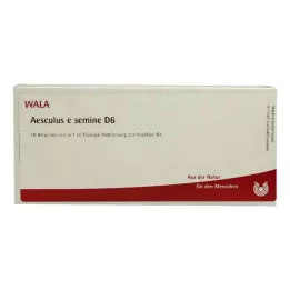 AESCULUS E semine D 6 ampullia, 10X1 ml