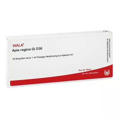 APIS REGINA GL D 30 ampullia, 10X1 ml