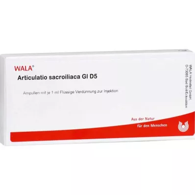 ARTICULATIO sacroiliaca GL D 5 ampullia, 10X1 ml