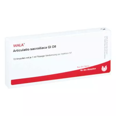 ARTICULATIO sacroiliaca GL D 8 ampullia, 10X1 ml
