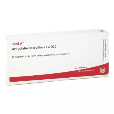 ARTICULATIO sacroiliaca GL D 30 ampullia, 10X1 ml