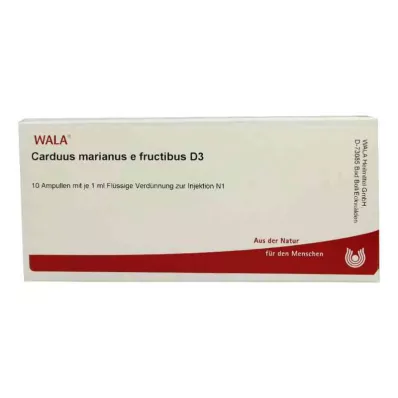 CARDUUS MARIANUS E fructibus D 3 Ampullit, 10X1 ml