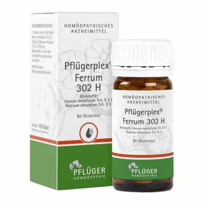 PFLÜGERPLEX Ferrum 302 H tabletit, 100 kpl