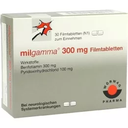 MILGAMMA 300 mg kalvopäällysteiset tabletit, 30 kpl
