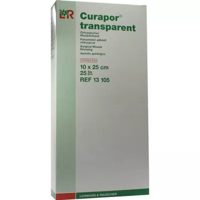 CURAPOR Haavasidos steriili läpinäkyvä 10x25 cm, 25 kpl CURAPOR Haavasidos steriili läpinäkyvä 10x25 cm, 25 kpl