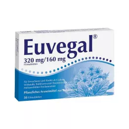 EUVEGAL 320 mg/160 mg kalvopäällysteiset tabletit, 50 kpl