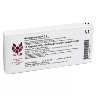 GLANDULA PAROTIS GL D 5 ampullia, 10X1 ml
