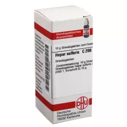 HEPAR SULFURIS C 200 palloa, 10 g