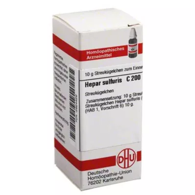 HEPAR SULFURIS C 200 palloa, 10 g