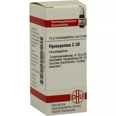 HYOSCYAMUS C 30 palloa, 10 g