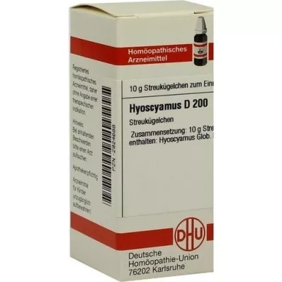 HYOSCYAMUS D 200 palloa, 10 g