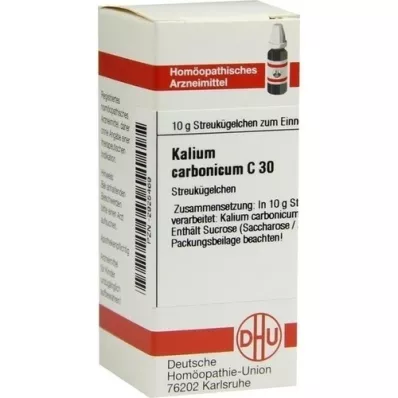 KALIUM CARBONICUM C 30 palloa, 10 g