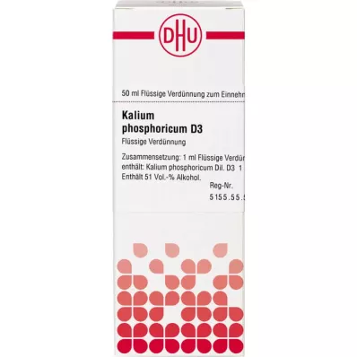 KALIUM PHOSPHORICUM D 3 Laimennus, 50 ml