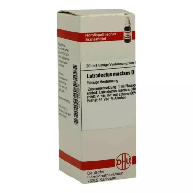 LATRODECTUS mactans D 12 Laimennus, 20 ml