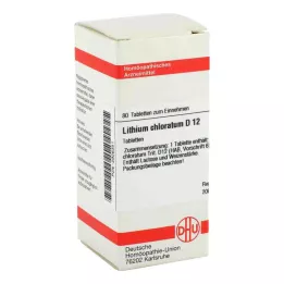 LITHIUM CHLORATUM D 12 tablettia, 80 kpl