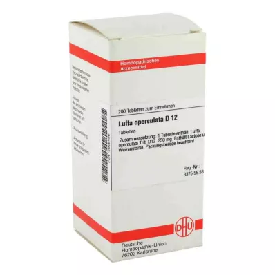 LUFFA OPERCULATA D 12 tablettia, 200 kpl