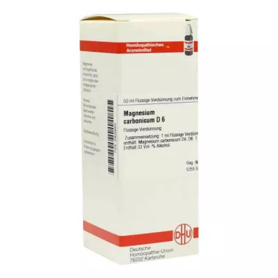 MAGNESIUM CARBONICUM D 6 Laimennus, 50 ml