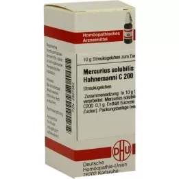 MERCURIUS SOLUBILIS Hahnemanni C 200 palloa, 10 g