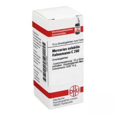 MERCURIUS SOLUBILIS Hahnemanni C 200 palloa, 10 g
