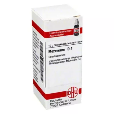 MEZEREUM D 4 palloa, 10 g