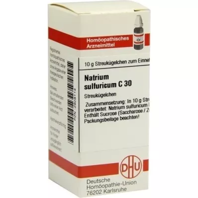 NATRIUM SULFURICUM C 30 palloa, 10 g