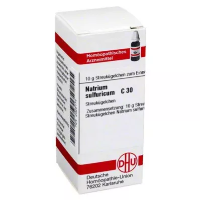 NATRIUM SULFURICUM C 30 palloa, 10 g