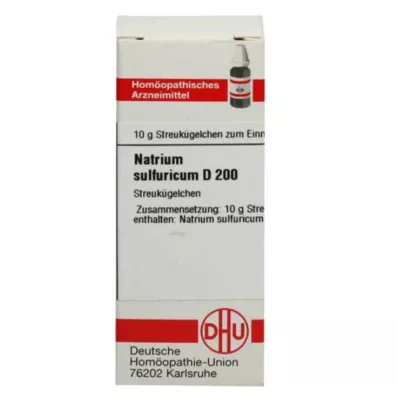 NATRIUM SULFURICUM C 200 palloa, 10 g