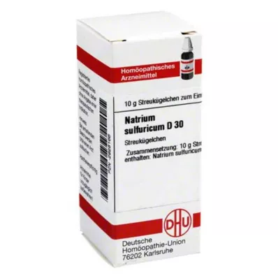 NATRIUM SULFURICUM D 30 palloa, 10 g