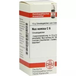 NUX VOMICA C 6 pallot, 10 g